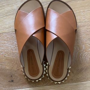 Stuart Weitzman “Rockrose” slides, size 37